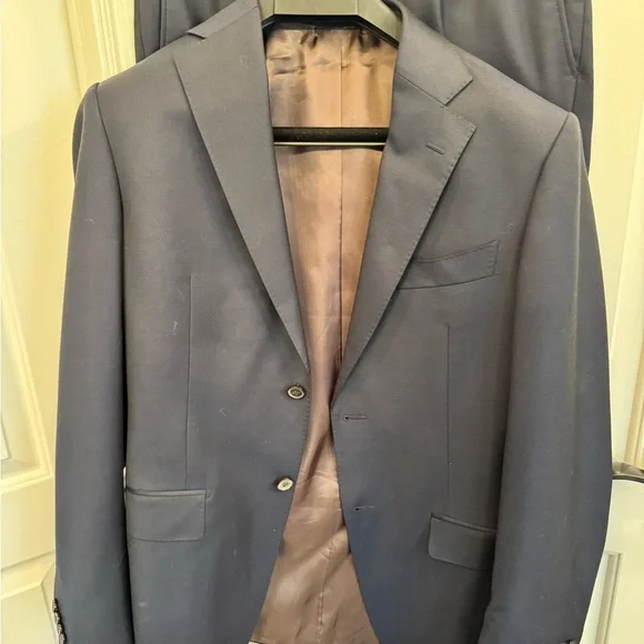 Suitsupply Custom Suit Jacket Men's Suitsupply Custom Made Blue